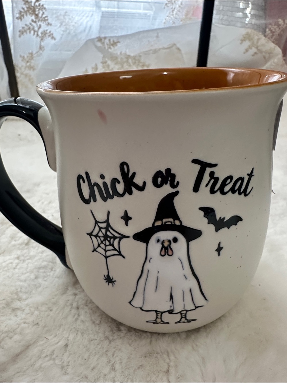 Set of 2 chicken halloween ceramic mugs - Picture 3 of 5